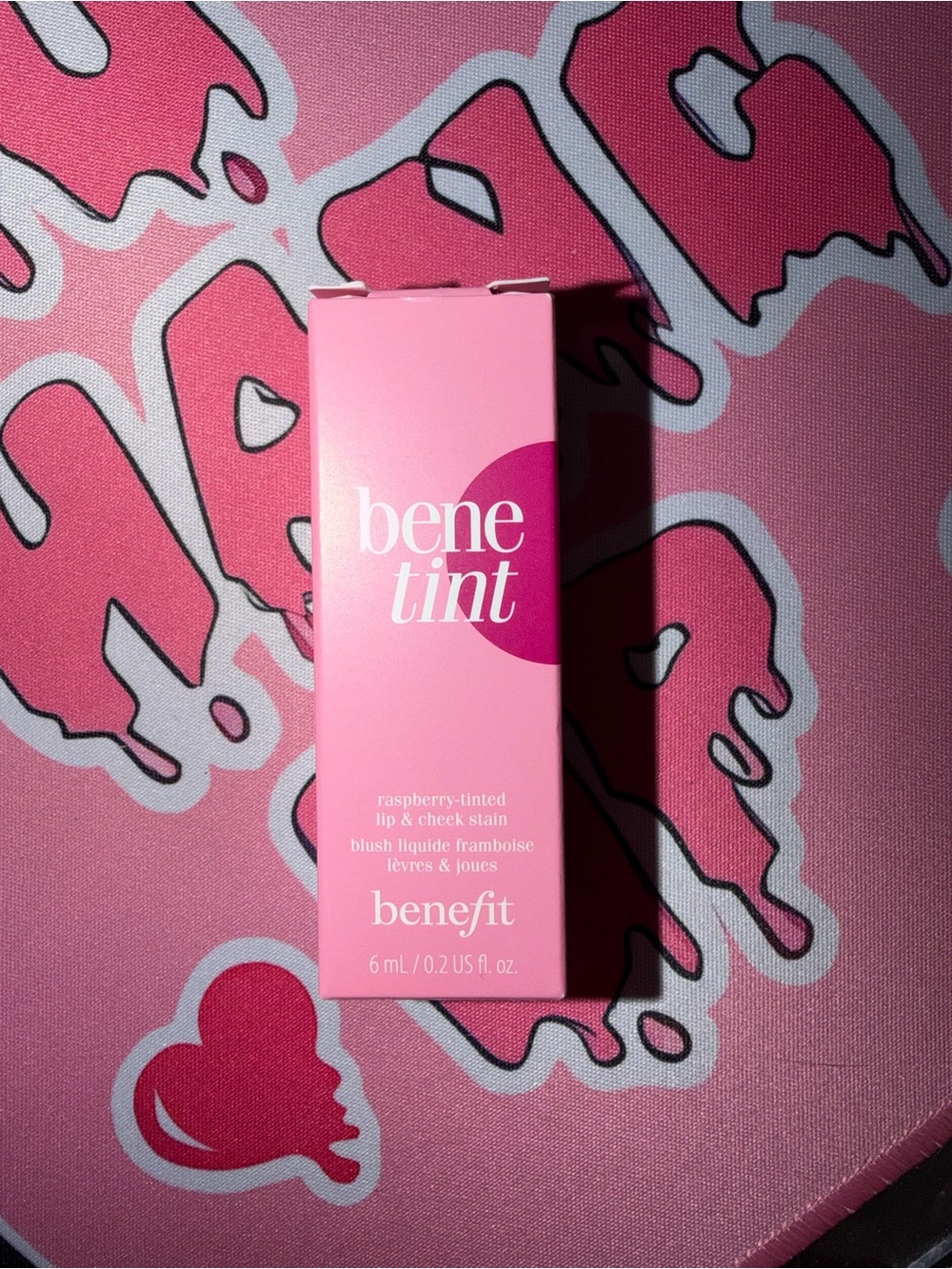 BeneTint Raspberry-Tinted Lip & Cheek Stain - Pink